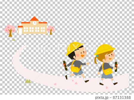 卒園する園児たち 87131388