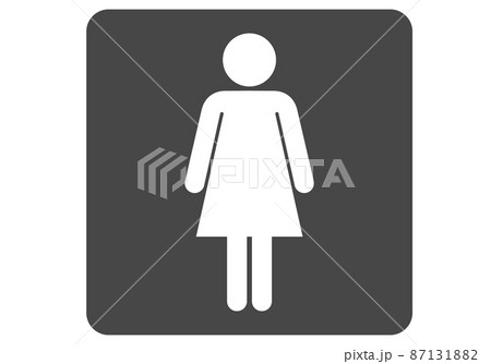 女性シルエット 87131882