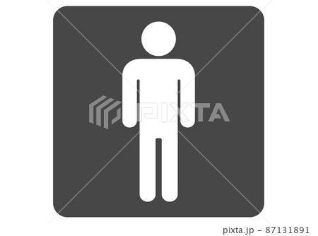 男性シルエット 男性シルエット 87131891