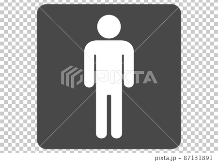 男性シルエット 男性シルエット 87131891