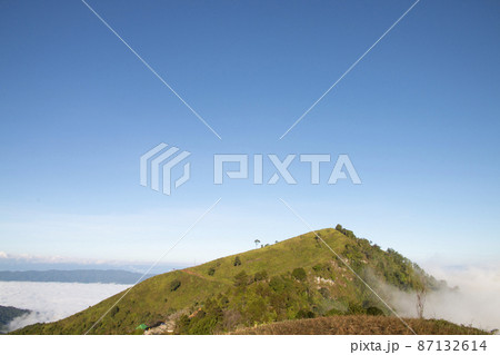 beautiful scene, mountain view in the daylight. beautiful scene, mountain view in the daylight. 87132614