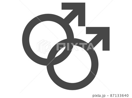 男性同性愛の記号 87133640