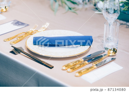 ウエディング 披露宴 テーブルセッティング ウエディング 披露宴 テーブルセッティング 87134080