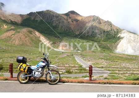 ライダーなら一度は走って欲しい　晴れたらすごい磐梯吾妻スカイライン 87134383