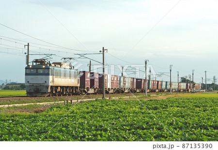 北陸本線　美川－加賀笠間　JR貨物　EF81-501（富山） 87135390