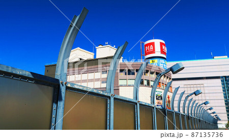 埼玉県川口市のJR東日本の川口駅とその周辺の風景（2022年2月撮影） 87135736