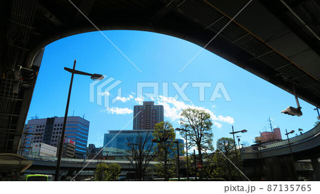 埼玉県川口市のJR東日本の川口駅とその周辺の風景（2022年2月撮影） 87135765