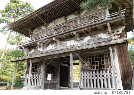 天徳寺　山門 秋田県秋田市 87136788