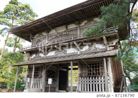 天徳寺　山門 秋田県秋田市 87136790