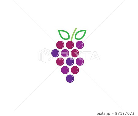 Grape vector icon Grape vector icon 87137073