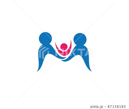 Teamwork vector icon 87138183