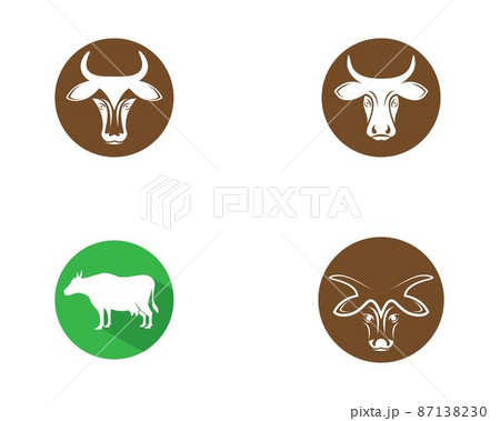 Cow vector icon Cow vector icon 87138230