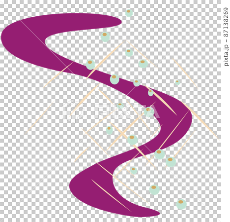 不整形を組み合わせた抽象的な絵、リズム、模様 87138269