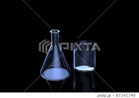 3DCG実験道具,黒バック 87141740