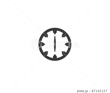 Clock vector icon 87142127