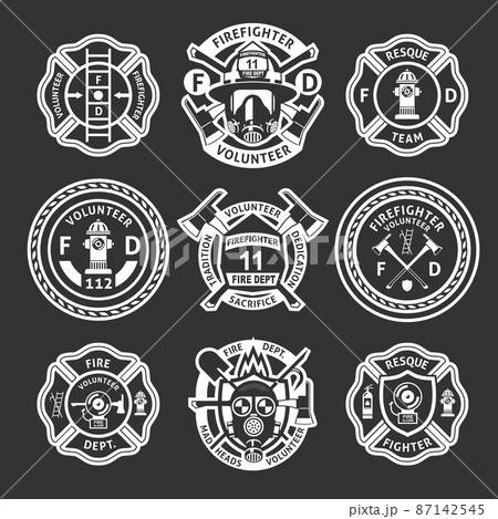 Firefighter White Label Set 87142545
