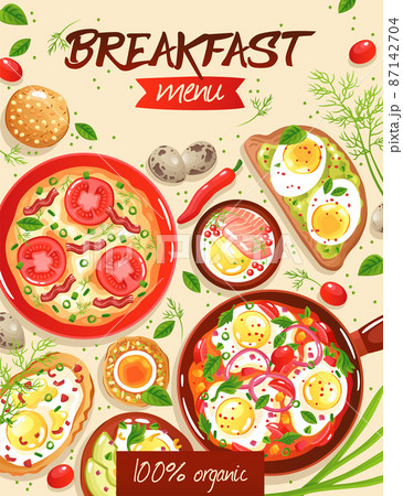 breakfast menu background