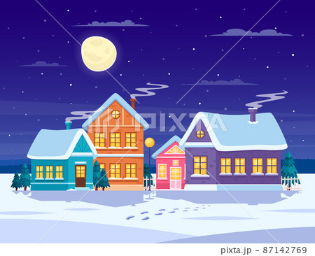 Winter Landscape Composition Winter Landscape Composition 87142769