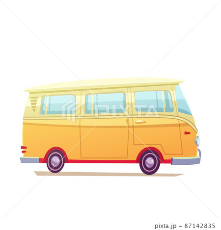Surf Bus Illustration 87142835