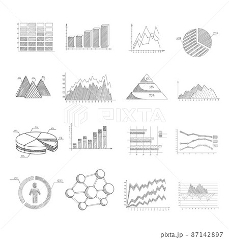 Sketch Diagrams Set Sketch Diagrams Set 87142897