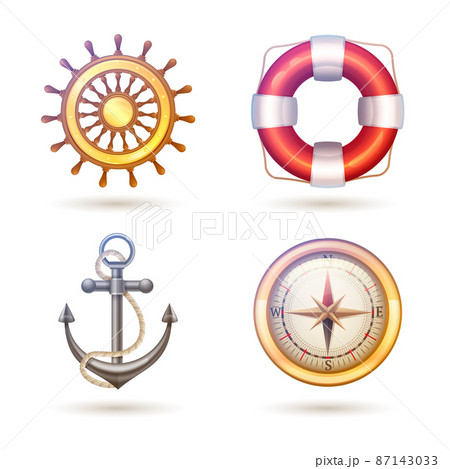 Marine Symbols Set Marine Symbols Set 87143033