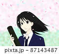 卒業する学生 87143487