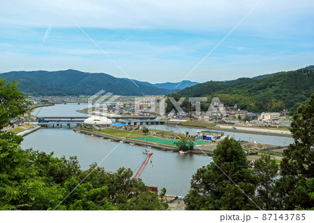 宮城県 石巻市 令和元年の震災復興工事風景 宮城県 石巻市 令和元年の震災復興工事風景 87143785