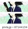 卒業　入学　桜　ワンシーン 87144134