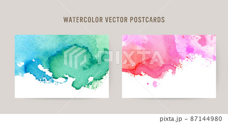 水彩スプラッシュポストカード 水彩スプラッシュポストカード 87144980
