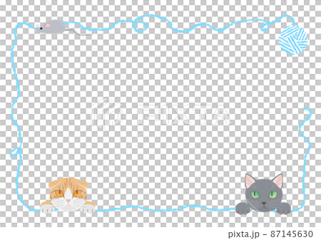 貓鼠紗架（俄羅斯藍和蘇格蘭折） 87145630