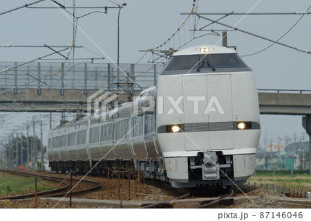 北陸本線　加賀笠間－美川　JR西日本　683系　S29＋S22＋S04編成（金沢）　しらさぎ 87146046