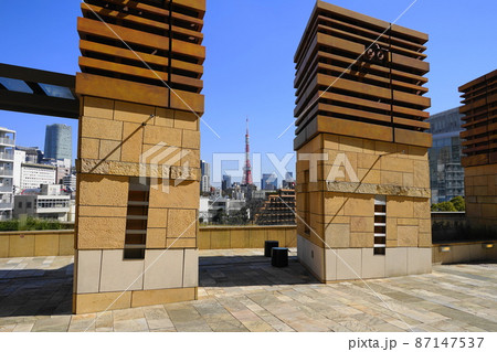 2月　港区1708東京タワーと六本木ヒルズ 87147537