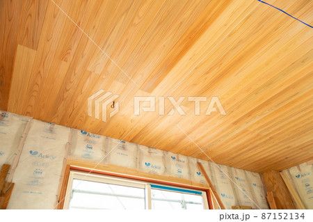 戸建て新築住宅の建設工事　室内内装 87152134