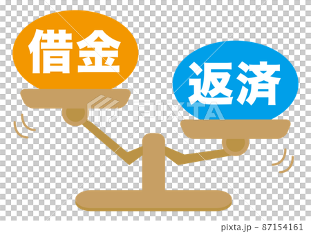 借金・不安 87154161