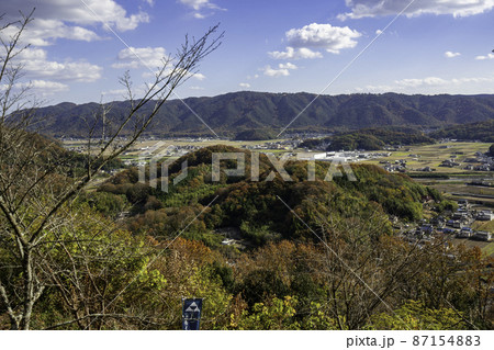 高越城跡から坂本産業を望む　岡山県井原市 87154883