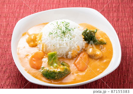 バターチキンカレー。 バターチキンカレー。 87155383