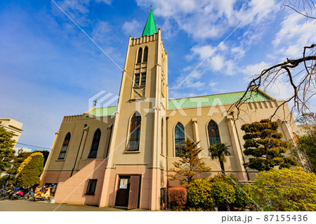 神奈川県 横浜市中区山手町にあるカトリック山手教会 神奈川県 横浜市中区山手町にあるカトリック山手教会 87155436