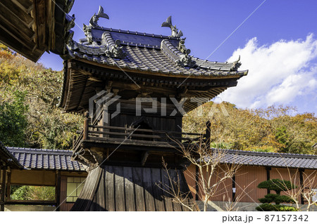 法泉寺　鐘楼　岡山県井原市 87157342