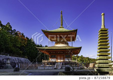 明王院　多宝塔　岡山県浅口市 87158879