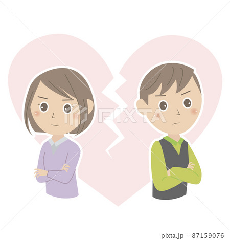 別れるカップル 別れるカップル 87159076