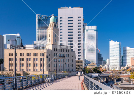 《神奈川県》横浜港町の風景・象の鼻パーク 《神奈川県》横浜港町の風景・象の鼻パーク 87160338