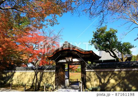 秋の高台寺 紅葉風景 秋の高台寺 紅葉風景 87161198