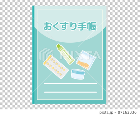 お薬手帳　  ベクターイラスト 87162336