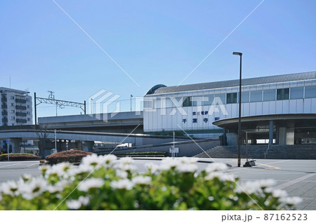 千葉寺駅前の風景 千葉寺駅前の風景 87162523