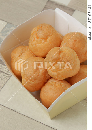 シュークリーム, 洋菓子, デザート, 食べ物, クリーム, パイ, お菓子, おやつ, パイ生地 シュークリーム, 洋菓子, デザート, 食べ物, クリーム, パイ, お菓子, おやつ, パイ生地 87163481