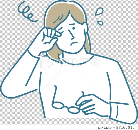 一個眼睛疲憊的女人 87165013