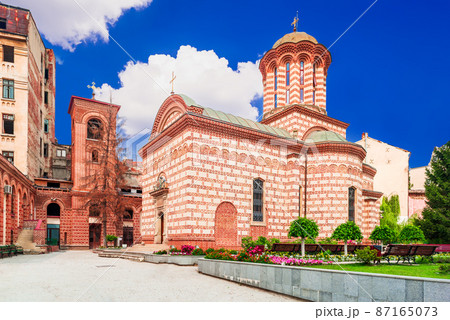 Bucharest, Romania - The Old Court church Saint Anton, medieval romanian heritage. Bucharest, Romania - The Old Court church Saint Anton, medieval romanian heritage. 87165073