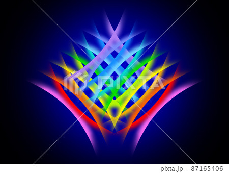 カラフルな背景素材のイラスト素材