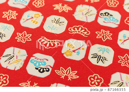 友禅和紙のup ボケあり 87166355