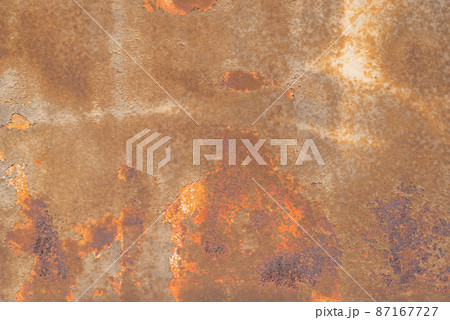 錆びの進む鉄板の背景素材 c-3-1 明るめ 錆びの進む鉄板の背景素材 c-3-1 明るめ 87167727